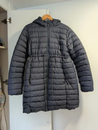 Abrigo premamá y porteo gris