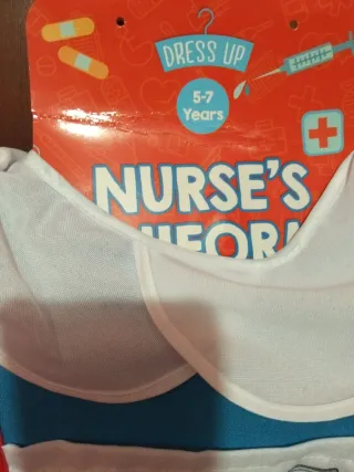 Disfraz Enfermera Niña 5-7 Años