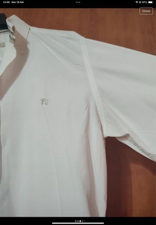 Camicia Burberry Bianca Originale