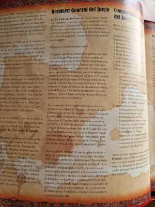 Juego de mesa La Furia de Drácula