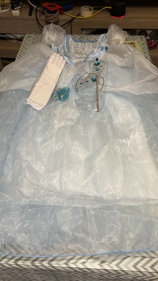Disfraz Cenicienta Talla 6 + Accesorios