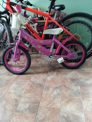 Bicicleta infantil rosa
