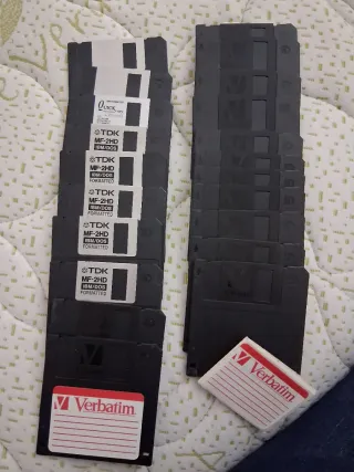 20 Floppy Disk Vergini TDK e Verbatim, IBM, altro