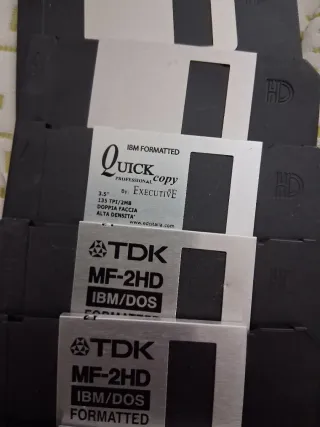 20 Floppy Disk Vergini TDK e Verbatim, IBM, altro