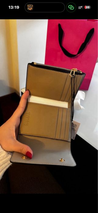 Cartera Tous Beige y Multicolor Nueva