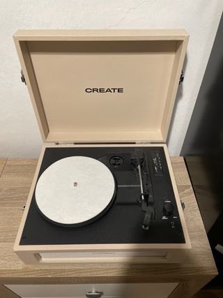 Tocadiscos CREATE Retro Color Arena