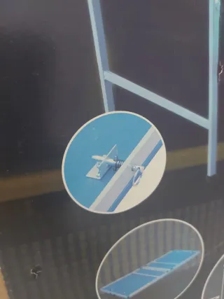 Mesa Ping Pong plegable con asas 153cm x 76.5cm