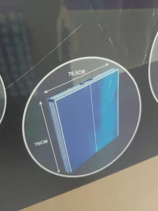 Mesa Ping Pong plegable con asas 153cm x 76.5cm