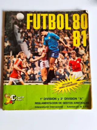 Álbum de cromos Fútbol 80-81
