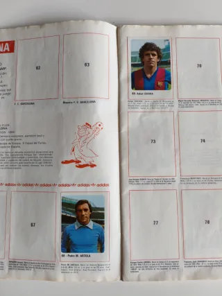 Álbum de cromos Fútbol 80-81