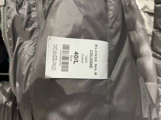 Plumas Blonde N8 Talla L Gris plumon