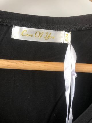 Camiseta negra manga larga mujer Capricieuse