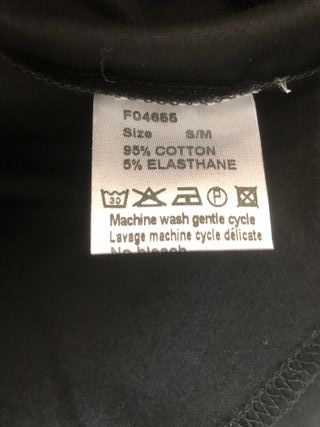 Camiseta negra manga larga mujer Capricieuse