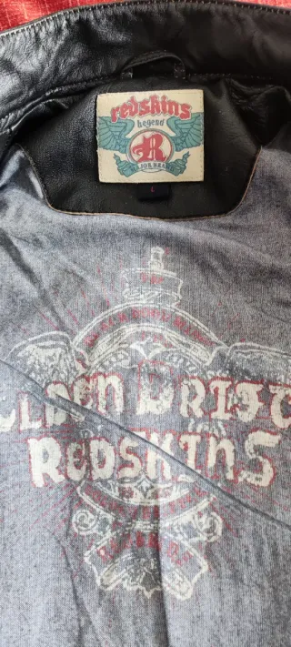 Chaqueta de Piel Redskins Talla L