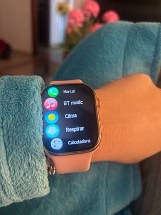 Reloj Digital Dorado y Rosa