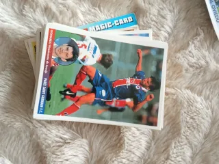 Cromos de fútbol antiguos