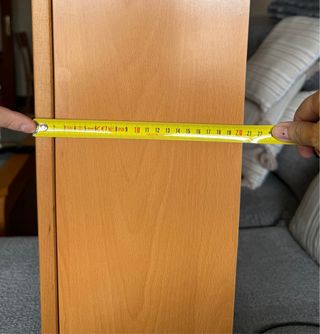 Armario Vitrina Ikea Madera y Cristal