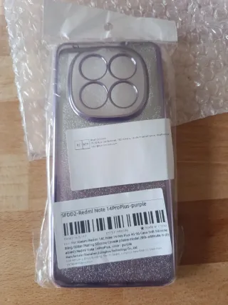 Funda Xiaomi Redmi Note 14 Pro Plus Morado