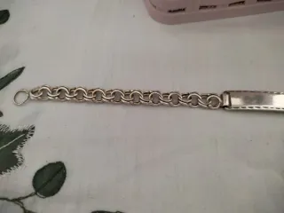 Pulsera Esclava Plata Unisex Grande