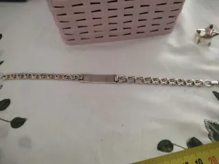 Pulsera Esclava Plata Unisex Grande