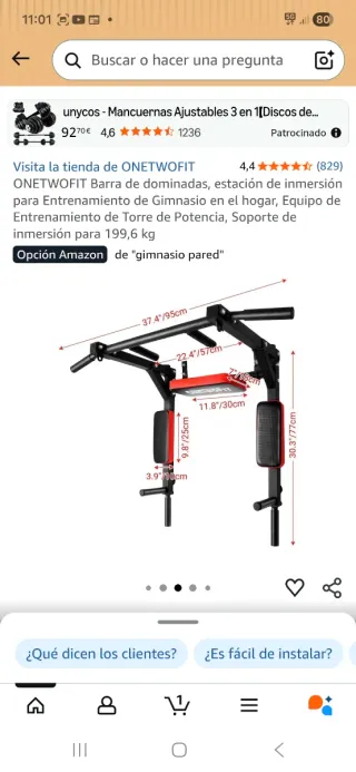 Estación de entrenamiento ONETWOFIT