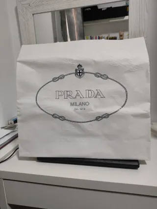 Bolsa de papel Prada Milano