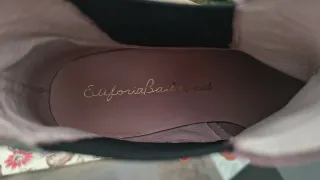 Botines planos con purpurina