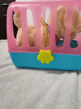 Peluche cane Baby Born con trasportino