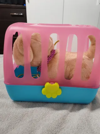 Peluche cane Baby Born con trasportino