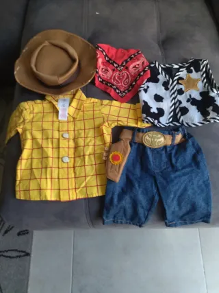 Disfraz Woody Toy Story Disney Talla 3-6 meses