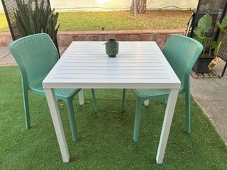 Mesa Nardi Cube 80x80 Blanca