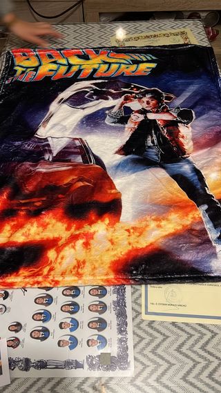 Manta infantil Regreso al Futuro