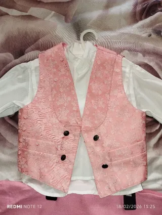 Traje Huertana Niña Rosa