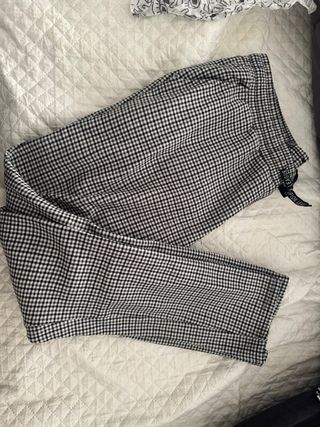 Pantalon termico estampado a cuadros