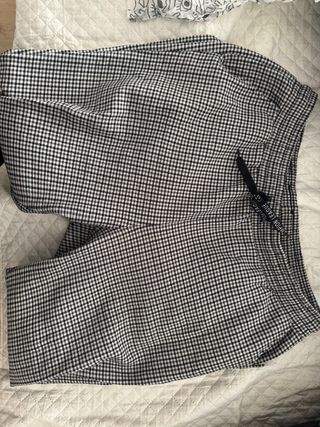 Pantalon termico estampado a cuadros