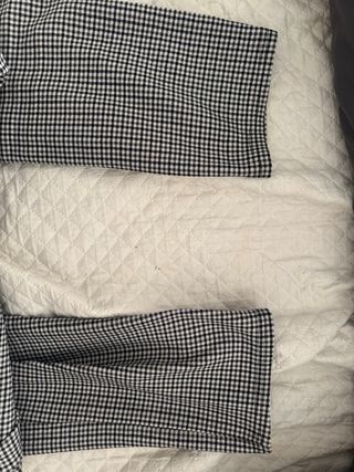 Pantalon termico estampado a cuadros