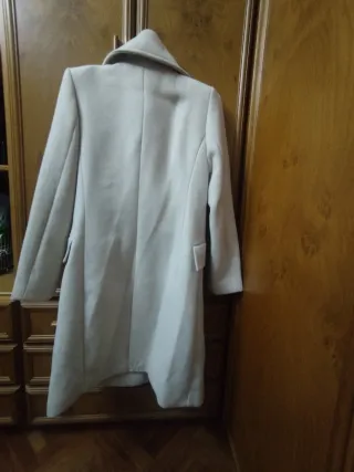 Abrigo Mango Beige Largo Nuevo