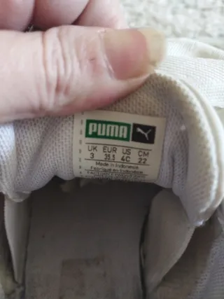 Zapatillas Puma Blancas niña/mujer