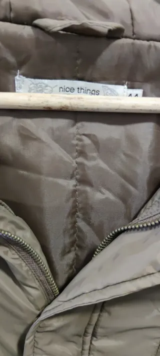 Abrigo convertible en chaqueta corta