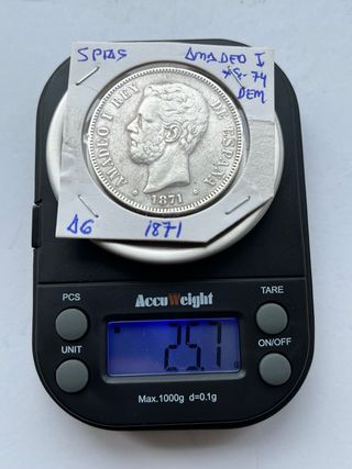 Lote 5 monedas 5 pesetas plata centenario