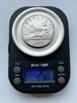 Lote 5 monedas 5 pesetas plata centenario