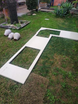 Encimera de silestone color crema