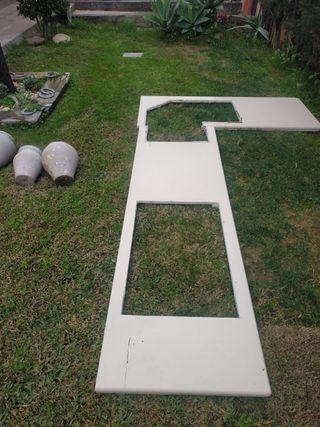 Encimera de silestone color crema