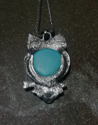 Set gioielli gufo pietra sintetica