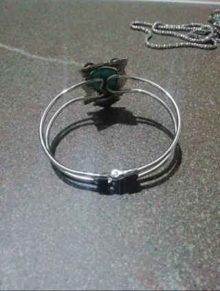 Set gioielli gufo pietra sintetica