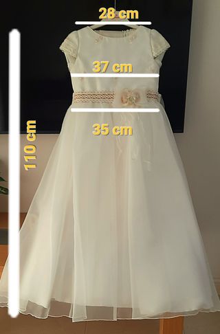 Vestido Comunion Niña Talla 8-9 años