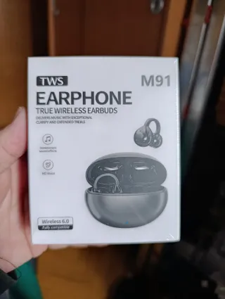 Auriculares TWS M91 Bluetooth Negro