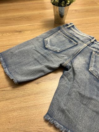 Bermuda jeans strappati uomo taglia 48