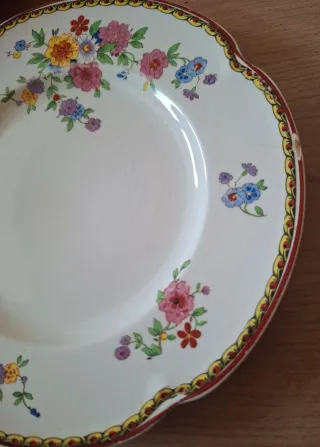 Juego de loza inglesa floral vintage