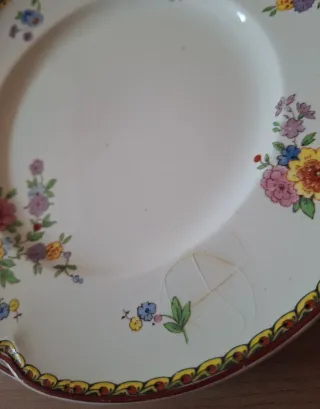 Juego de loza inglesa floral vintage